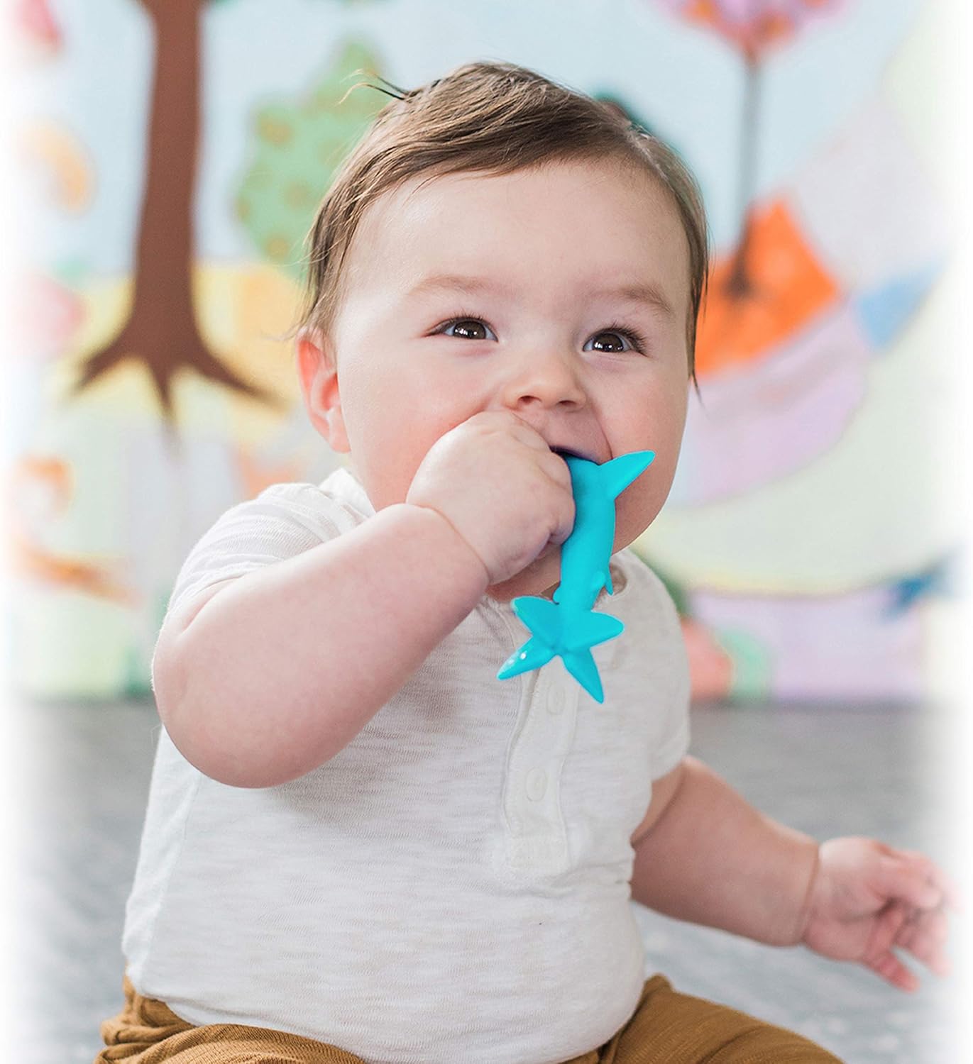 shark teething toy