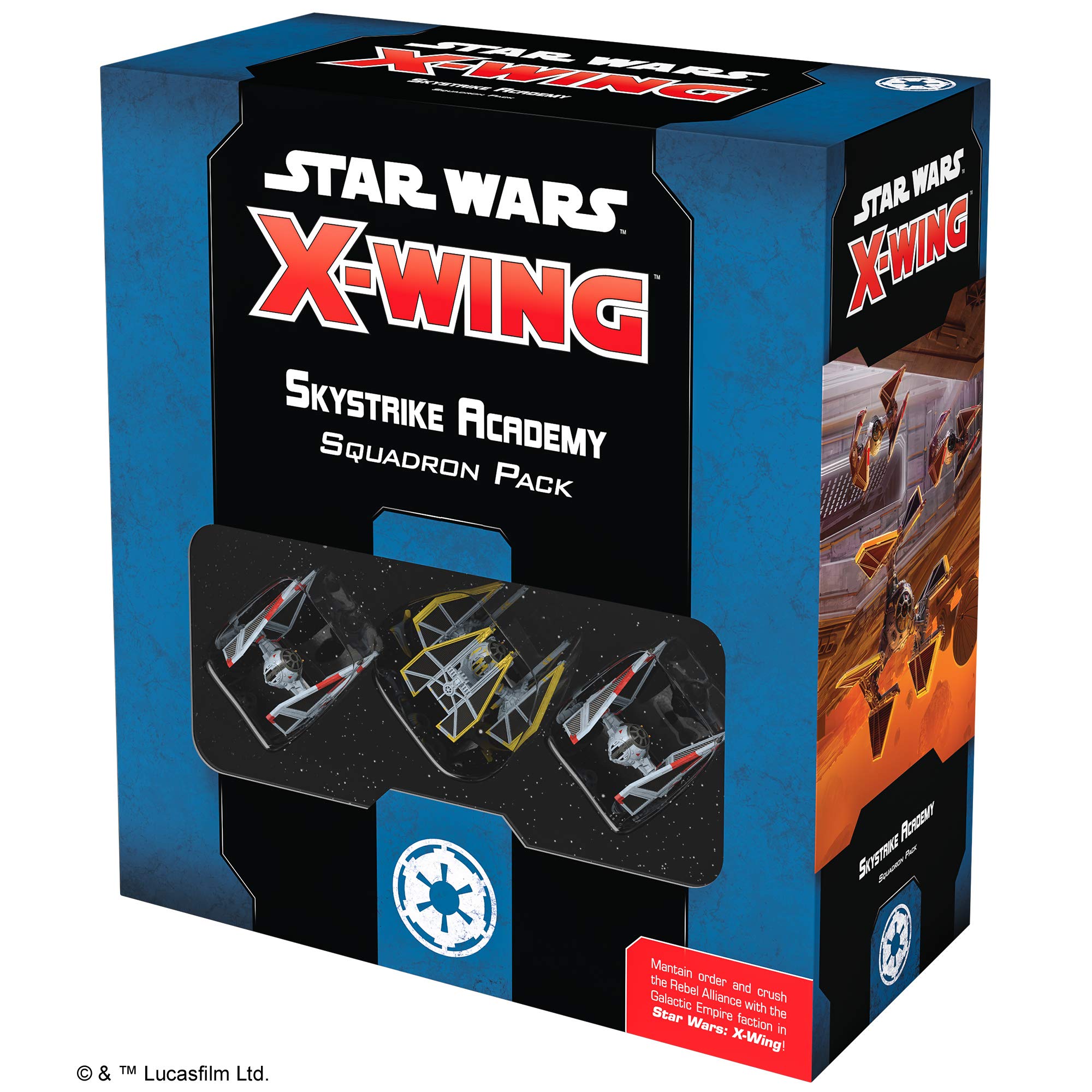 Star Wars X-Wing 2nd Edition Miniatures Game Skystrike Academy SQUADRON PACK - Strategy Game for Kids & Adults, Ages 14+, 2 Players, 30-45 Minute Playtime, Made by Atomic Mass Games