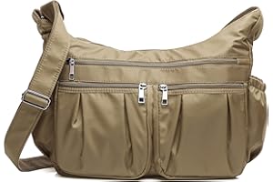 VOLGANIK ROCK Crossbody Purses for Women Shoulder Handbags Lightweight Waterproof Nylon Travel Bag Ladies Pocketbooks