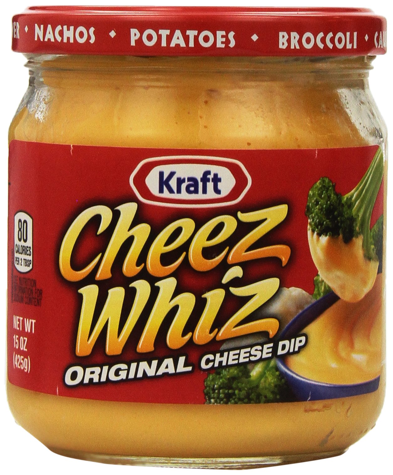 Kraft, CheezWhiz, Original Cheese Dip, 15oz Glass Jar (Pack of 2) Buy