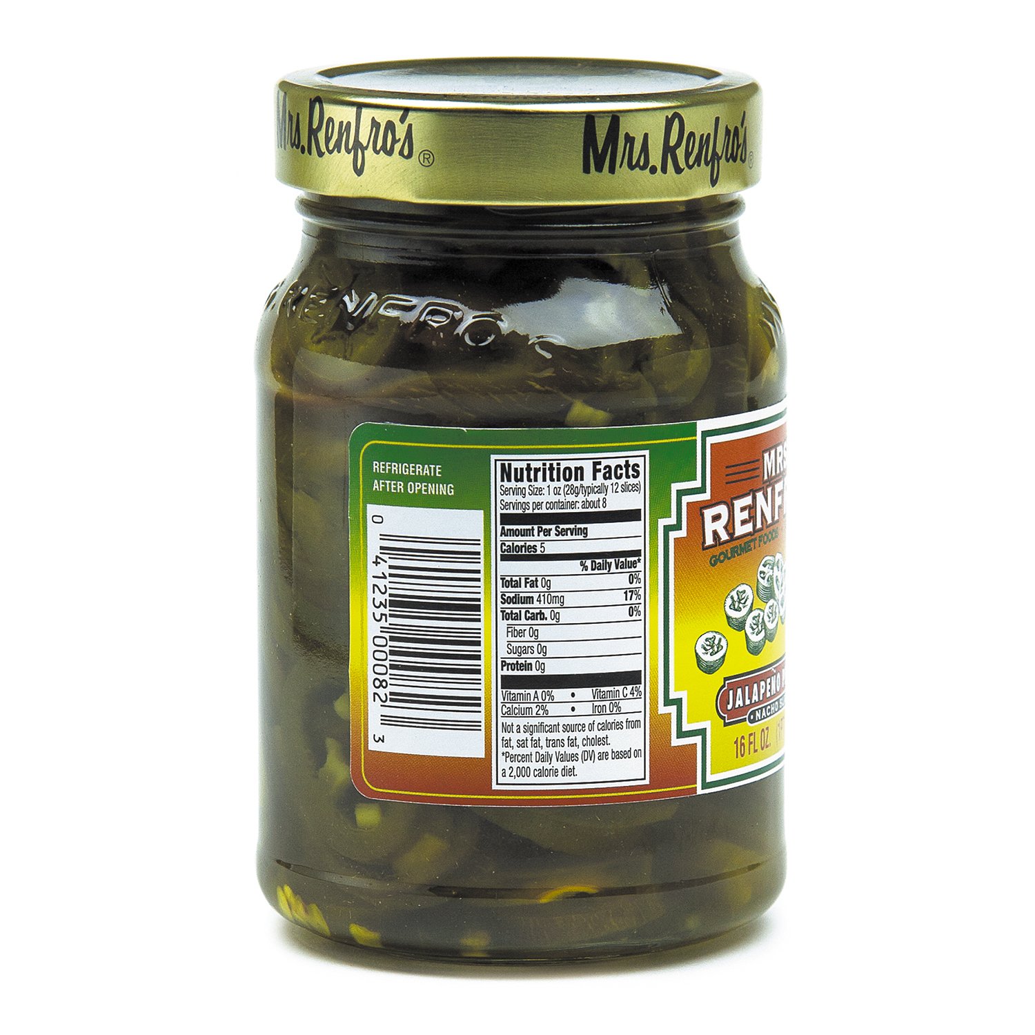 Mrs. Renfro’s Nacho Sliced Jalapeño Peppers Crisp (16oz. jars, 1