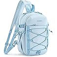 BAGSMART Small Crossbody Sling Bag, Crossbody Daypack, Chest Shoulder Bag Hiking Small Backpack for Casual Travel Sport