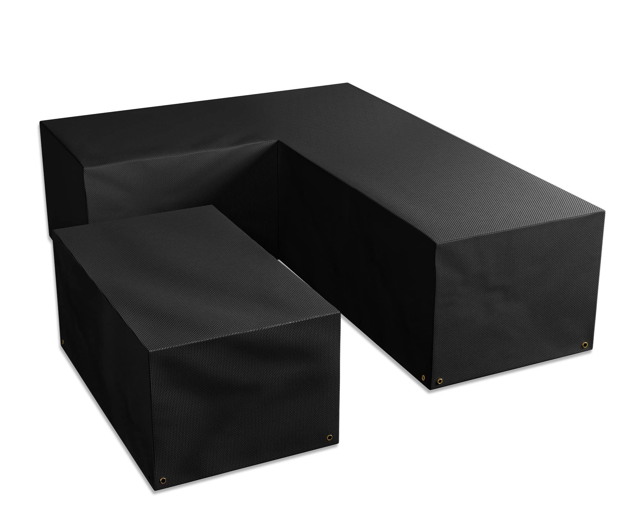 Bosmere All-weather (Modular) - L-Shaped Dining Set Cover - Medium, Right Side Long, Charcoal, AM667C