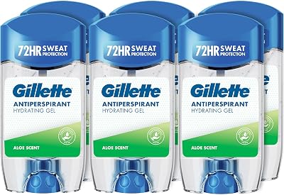Clear Gel Aloe Antitranspirante Y Desodorante Hombre 6x70ml