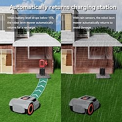 Redkey MGC500 Robot Lawn Mower with 390ft Boundary
