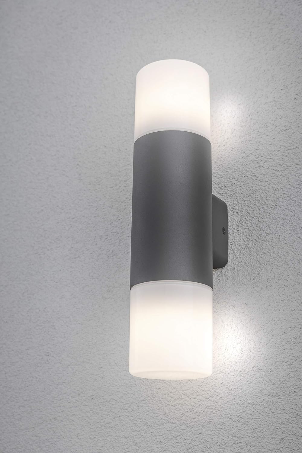 CGC Dark Grey Up Down Wall Light Outdoor Garden Anthracite Lamp Modern ...