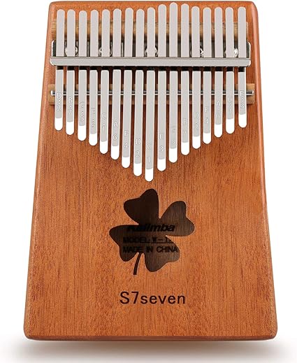 Amazon カリンバ 17キー S7seven 親指ピアノ 初心者向け 入門楽器 音調調節可能 日本語説明書 楽譜付き 四つ葉のクローバー カリンバ 楽器