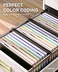 ThinkTex Plastic Expanding Hanging File Folders, 7