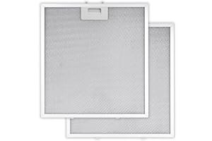 KAMREXI 2-Pack WA0575 Range Hood Filter 14.76"x13.39" Replacement Compatible with Vissani 30-inch Pyramid or Wall Mount Hood, 5-Layer Aluminum Mesh Grease Filter