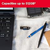 SanDisk 64GB Ultra Curve USB 3.2 Flash Drive Memory Stick Up to 100MB/s Navy view 2