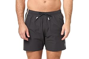 BOSS Mens Iconic Stripe Swim Trunks