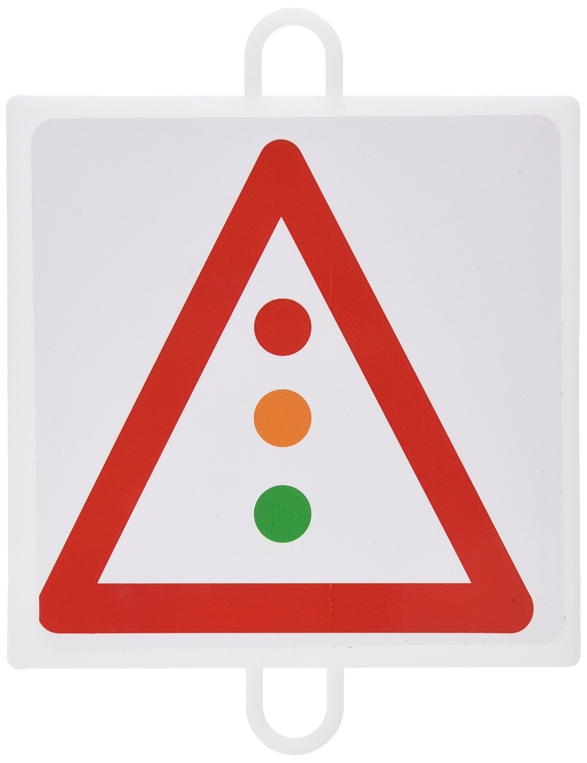 Softee Equipment 0007442 Hazard Traffic Signs, White, S