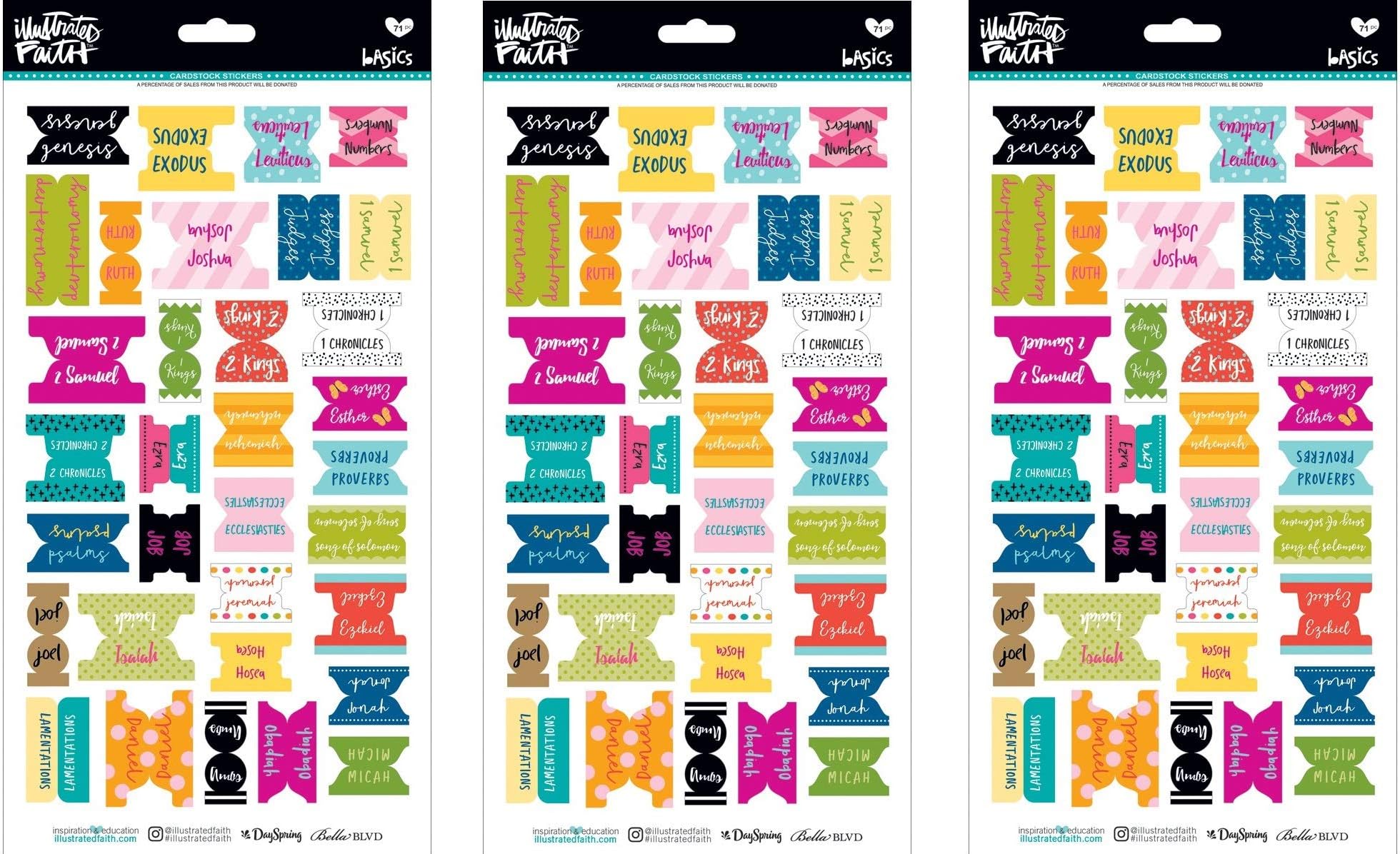 Illustrated Faith - Bible Book Tabs (3-(Pack))