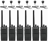 6 Pack Motorola RMV2080 Business Two-Way Radios