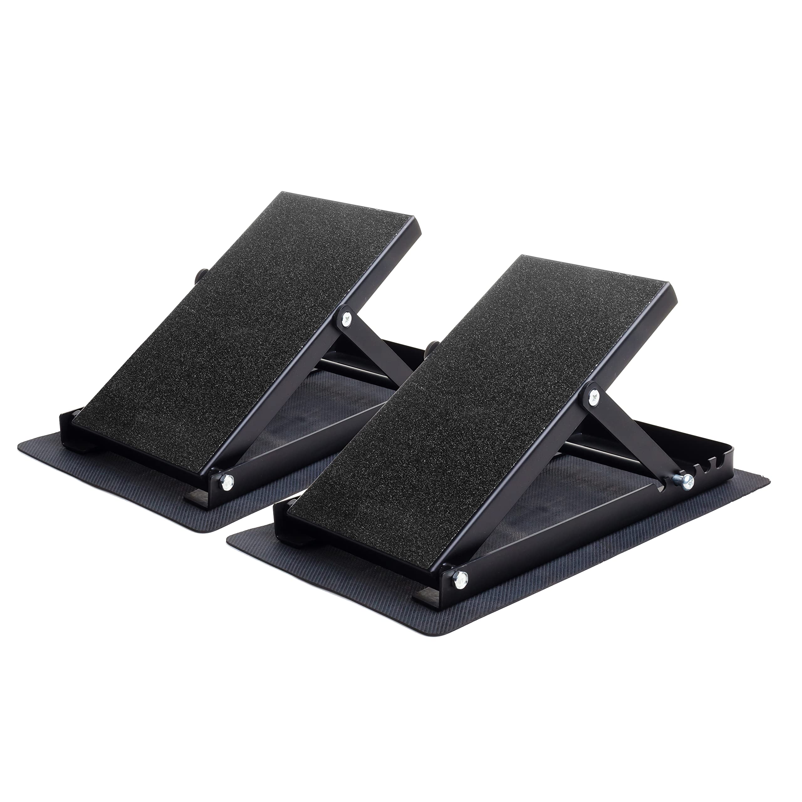 Photo 1 of Height Adjustable Squat Wedge Set – Anti-Slip Slant Board for Heel Elevated Squat, Calf Stretching (small pair)