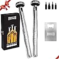Beer Chiller Sticks for Bottles Set | 2 Stainless Steel Cooling Chillers | Christmas Gift Accessories | Cooler Gag Idea for Men Birthday Gifts