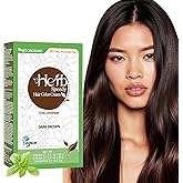 Herb Speedy Color Cream (Dark Brown, 1 Pack) &ndash; Korean Herbal Vegan Hair Dye | PPD-Free, Ammonia-Free, Hypoallergenic &ndash; 100% Gray Coverage, Odorless, Dermatologically Tested, Quick 20-Minute Application