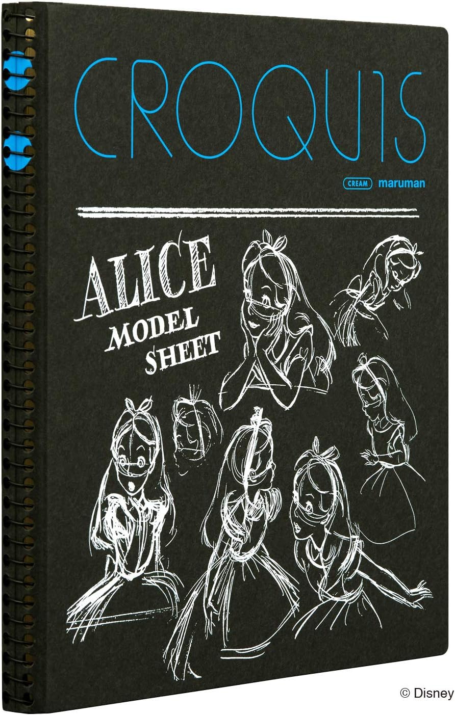 Amazon マルマン クロッキーブック Sq ふしぎの国のアリス ディズニーsqb D9 文房具 オフィス用品 文房具 オフィス用品