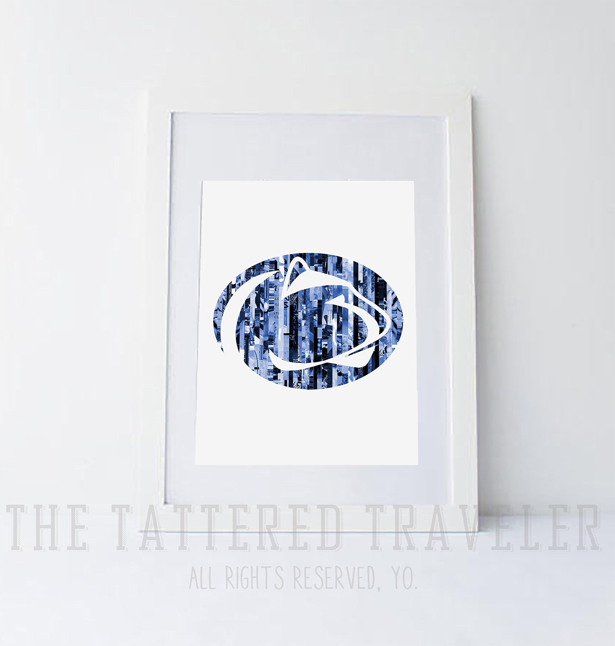 Penn State Nitanny Lions Magazine Strip Art Print