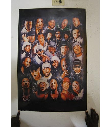 Amazon.com: buyartforless Framed Legends of Rap and Hip Hop