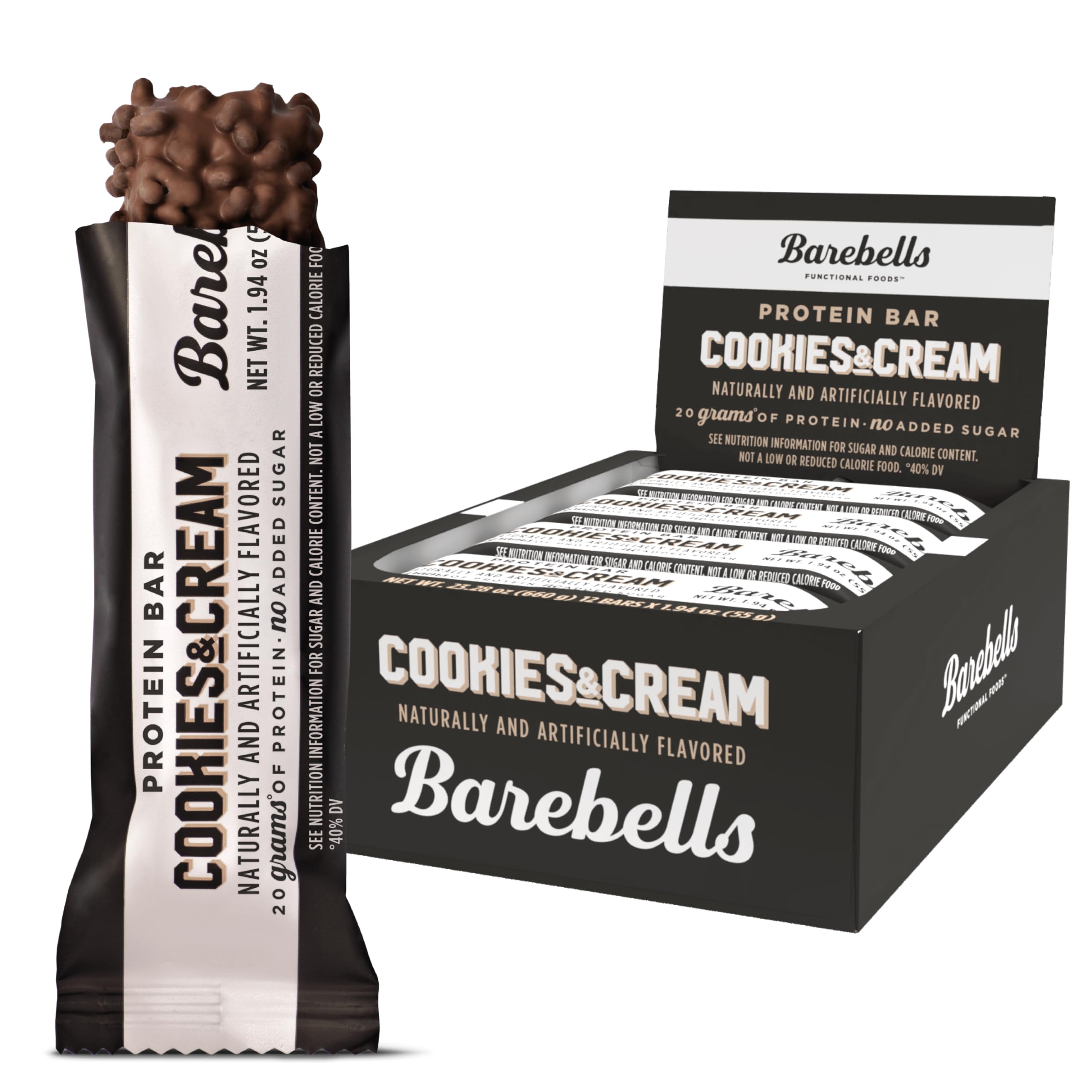 Mua Barebells Protein Bars Cookies & Cream - 12 Count, 1.94 oz Bars ...