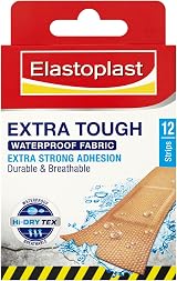 Elastoplast Extra Tough Waterproof Fabric Plasters 10 x 12 Strips