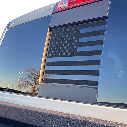 Rear Window Slider American flag Decal Fits 20092018 Ram