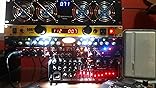 Rockville RRF4 19" Rack Mount 4-Fan Cooling System With Blue LED Temperature Display