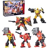 Transformers Power of the Primes Predaking, Collectible 18-Inch Titan Class Combiner with 5 Converting Predacon Figures, 15+