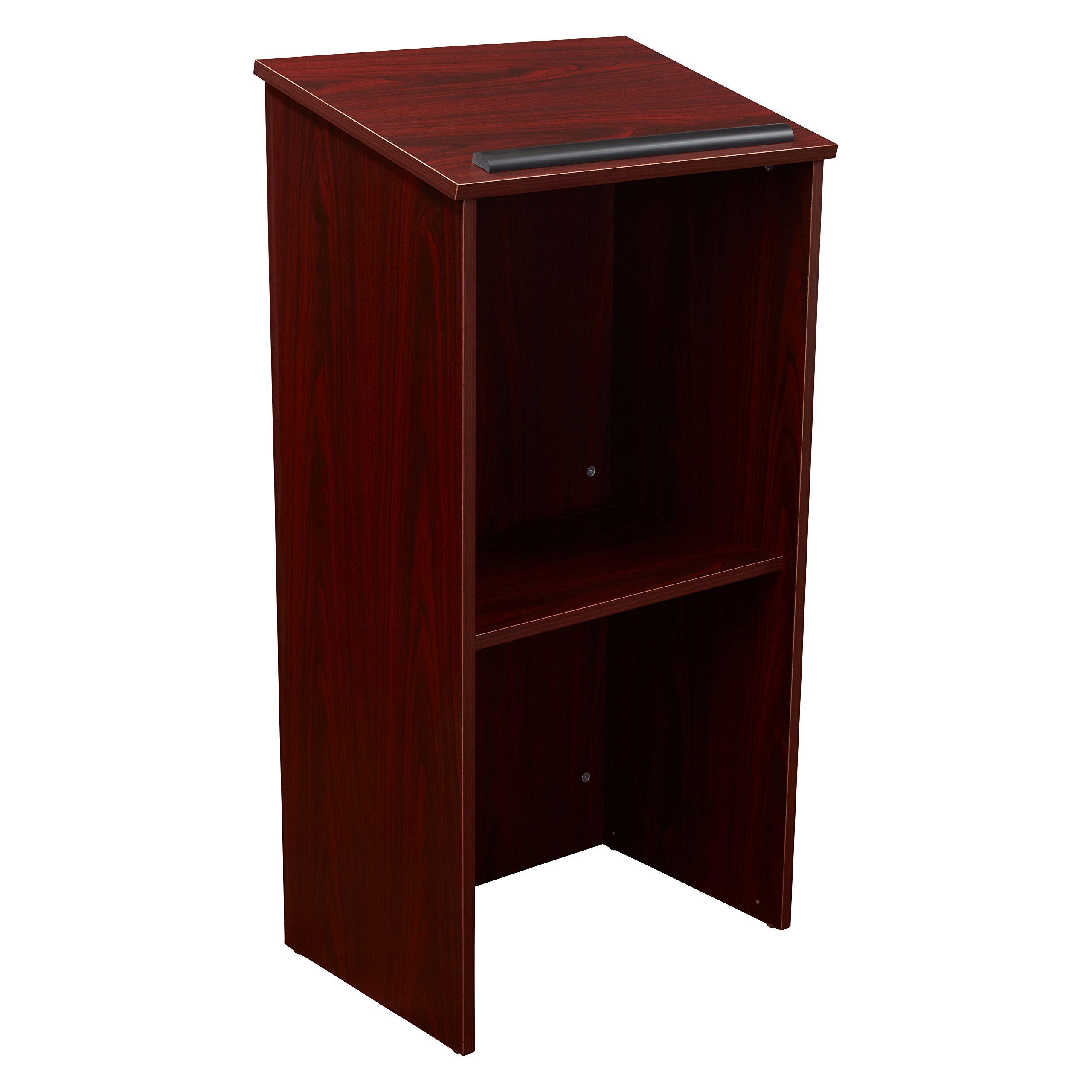 Oklahoma Sound 222-MY Full Floor Lectern, Mahogany, 23 inch Width x 46-1/2 inch Height x 16 inch Depth