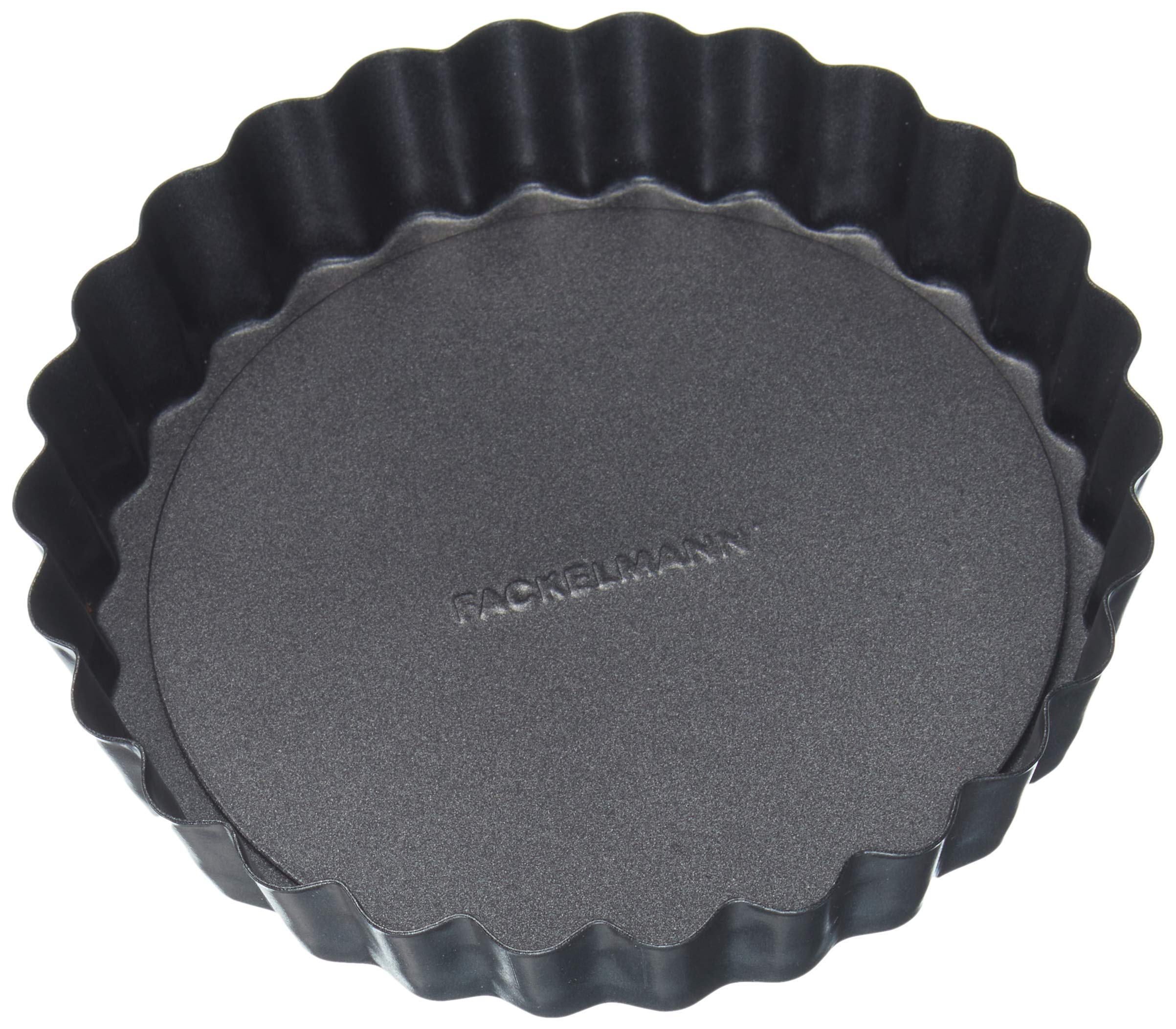 Fm Professional 21682.0 Tart Mould with Removable Base, Steel, Black