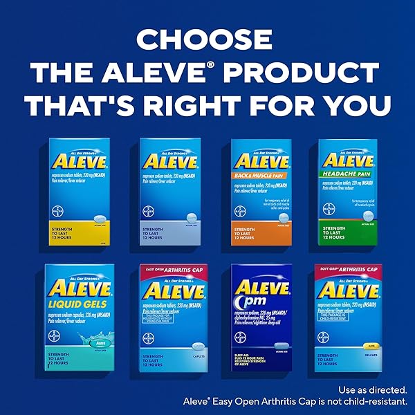 ALEVE PM SLEEP AID PLUS PAIN RELIEVER CAPLETS, NAPROXEN SODIUM & DIPHENHYDRAMINE HCL, NIGHTTIME, 120 COUNT