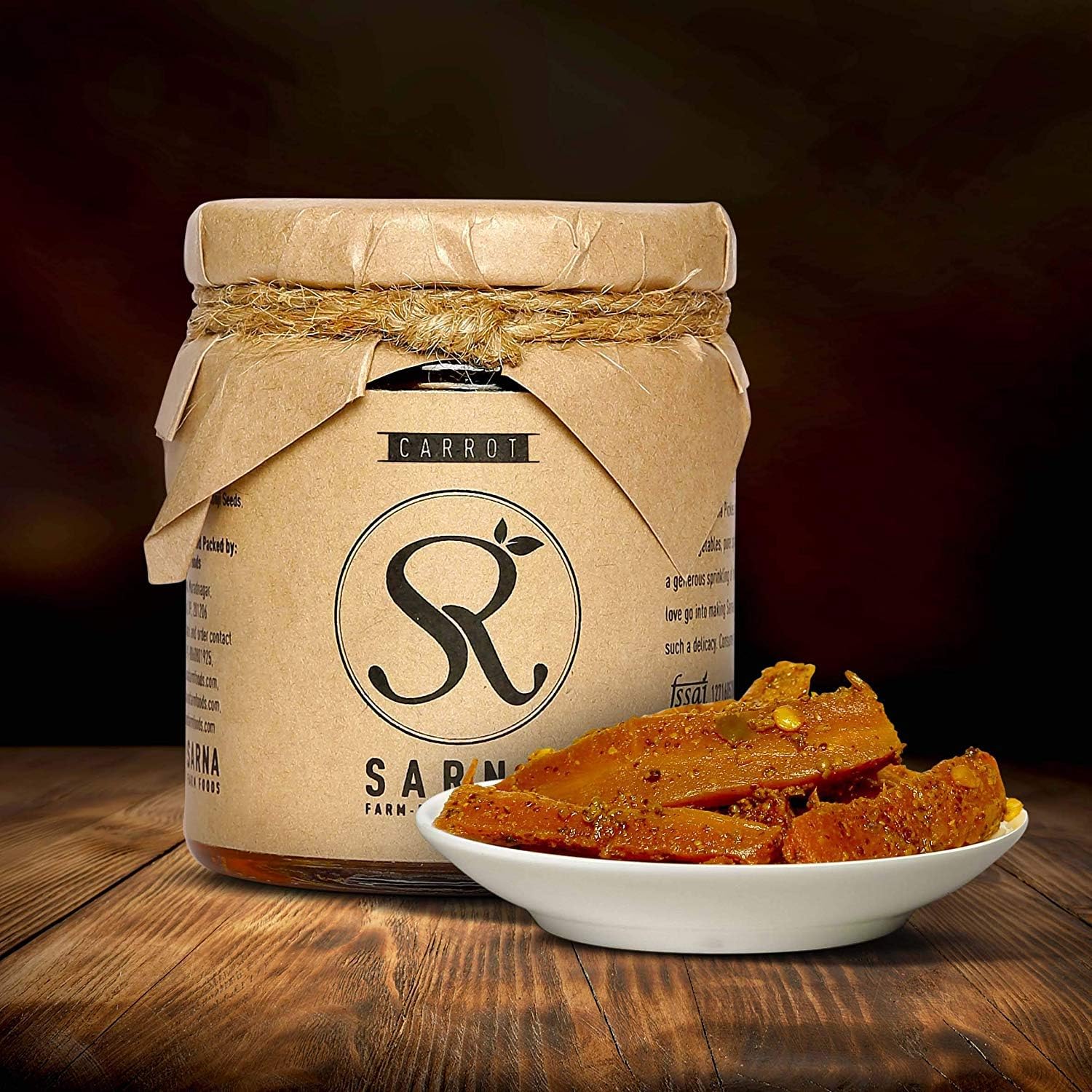 Sarna Farm Foods Carrot Indian Pickle-100 gm