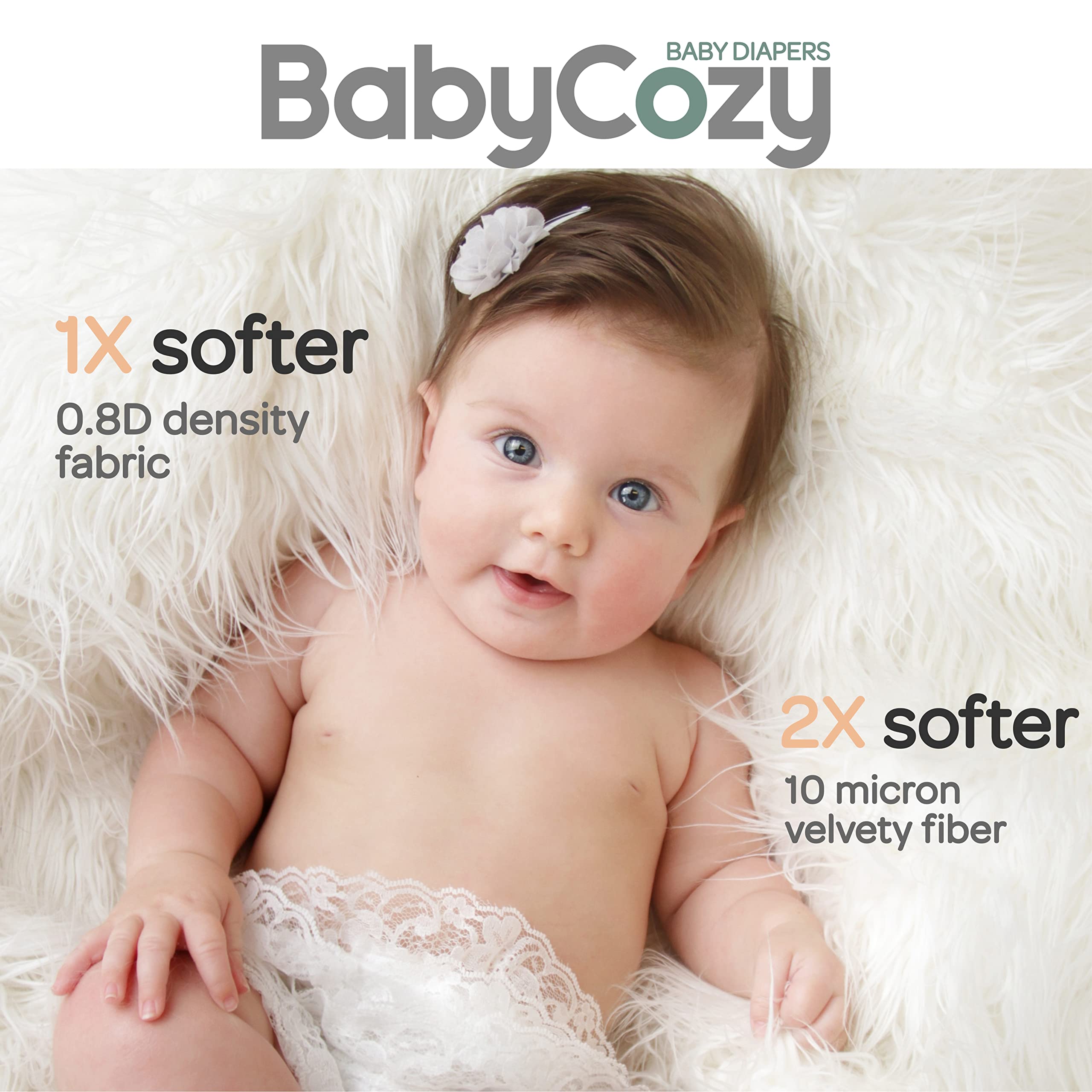 Baby Diapers Size 3(16-28lb),66 Count Babycozy Dry Disposable Diapers,Bouncy Soft Diapers Hypoallergenic Without Chlorine, Eco Friendly,Stop Overnight Diapers Leak