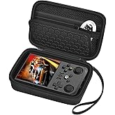 casmilee Retro Gaming Console Case for R36MAX Game Consoles, Handheld Gameboy Video Emulator Storage Holder Organizer, Portable Carrying Bag for USB Cables, SD Cards and Batteries (Box Only)