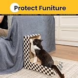 Conlun Cat Scratcher Box with 4 Scratching Boards 2 Boxes 1 Ball view 7