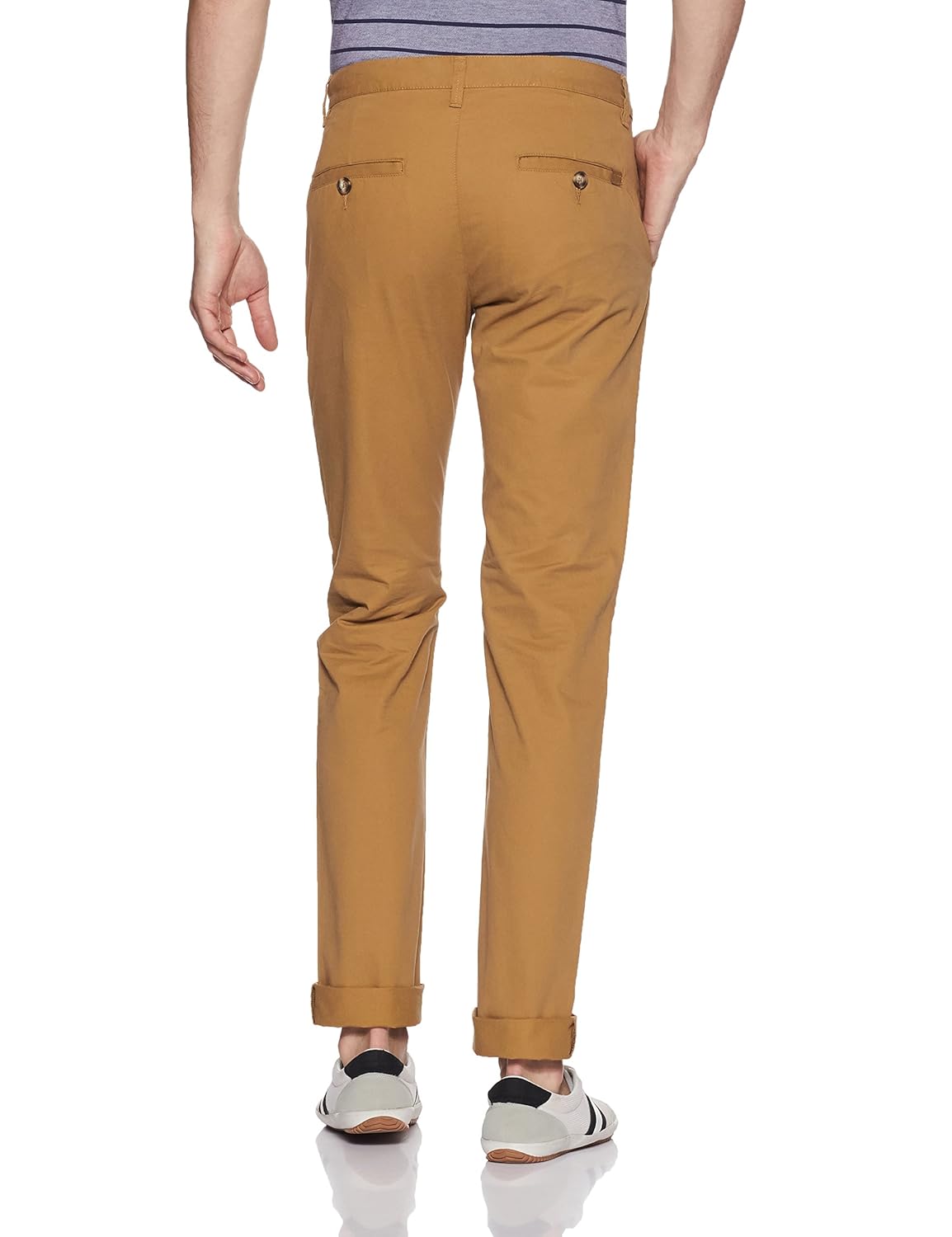 peter england men's chino casual trousers