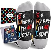 HAPPYPOP Birthday Gifts Ideas - Socks for 21 30 Year Olds Woman Man