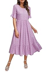 STYLEWORD Women's Summer 2025 Casual Short Sleeve