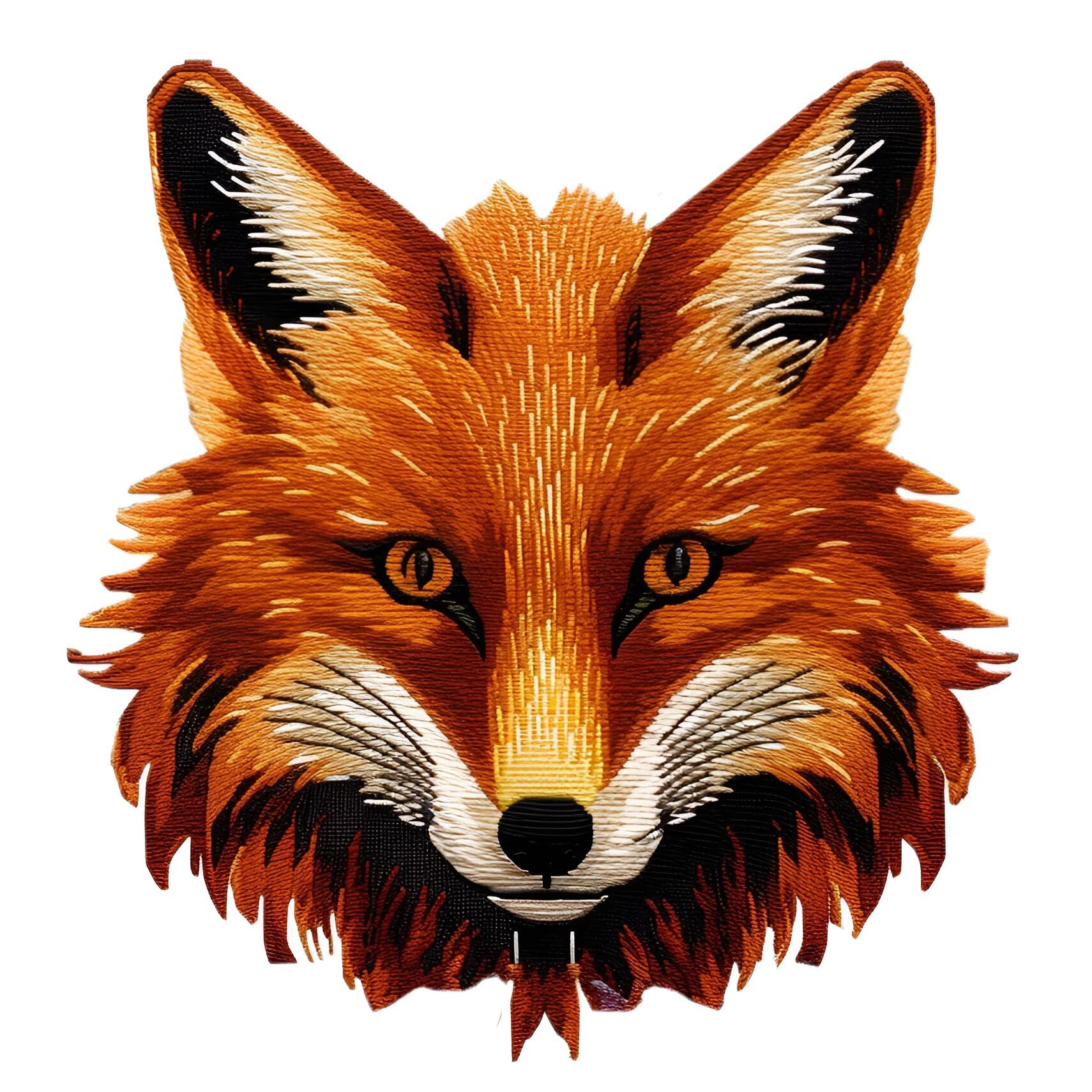 51buyoutgo Fox 11ct Cross Stitch, 11 CT Counted Stamped Printed Cross Stitch Embroidery Kits for Adults Beginners Starter Advanced Easy Crossstitch Animal Patterns Set Needlepoint 12x12 in