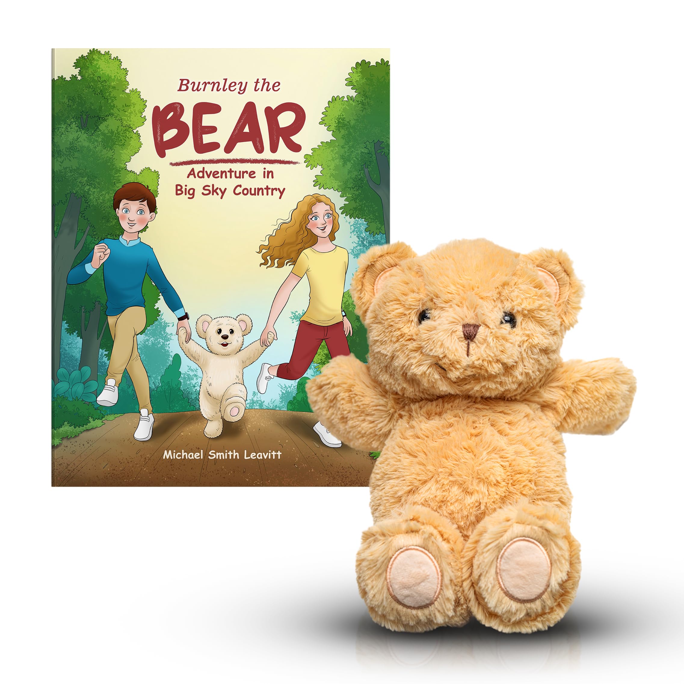 Photo 1 of LAHEY LANE Burnley The Teddy Bear Stuffed Animal Including Interactive Storybook, Book with Stuffed Animal Set with Teddy Bear Plush & Beautifully Illustrated Childrens Book for (Ages 3-8)