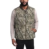 Bass Creek Outfitters Mens Duck Vest - Heavyweight Canvas Sherpa Lined Work Vest for Men - Insulated Mens Vests Outerwear