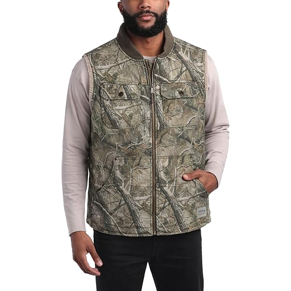 Carhartt Men's Rugged Flex® Duck Loose Fit Sherpa-Lined Camo Mock