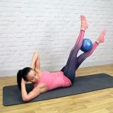 Fitness Mad Exer-Soft Stability Ball 7in Soft Pilates Ball Blue view 6