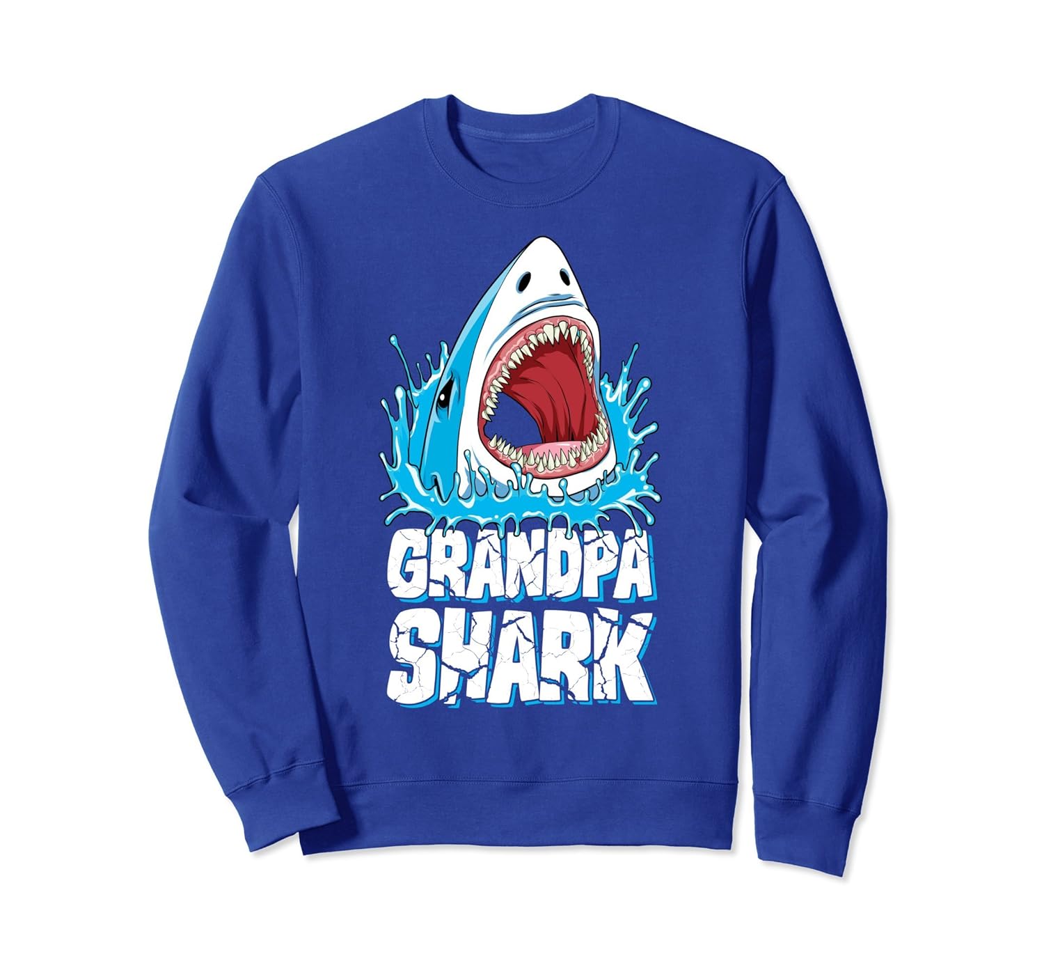 Grandpa Shark Sweatshirt Family Matching Men Jawsome Gifts- TPT