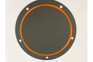 Orange Cycle Parts 5 Hole Derby Cover Foamet for Harley Twin Cam 1999-2017