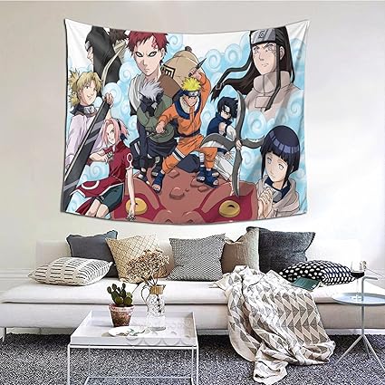 Amazon Co Jp 3d Naruto ナルト 3 タペストリー 壁掛け リビングルーム 寝室 寮の部屋 ホームデコレーション ポスター 多機能ファブリック装飾用品おしゃれ モダンなアート 模様替え 部屋 窓カーテン 個性ギフト152 130cm 並行輸入品 Kitchen Housewares