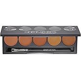 Cinema Secrets Ultimate Corrector 5-in-1 Palette - Cream Concealer for Dark Circles, Blemishes & Scars - Color Correct, Contour & Highlight with Buildable Full Coverage
