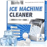Ice Machine Cleaner Maker Descaler - 48 clean Tablets Compatible with Frigidaire, Opal, GE Profile, Kitchenaid, Nickel Safe Scale Remover for Countertop, Nugget Ice Makers-Odor-Free, Crystal Clear Ice