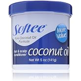 Softee Coconut Oil Hair and Scalp Conditioner, 5 Ounce